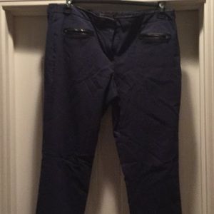 Trousers navy and black